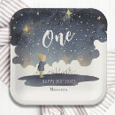 Recherche de lune assiettes en papier Garçon