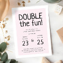Recherche de double invitations Simple