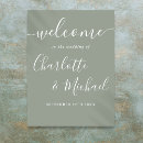 Recherche de affiche de bienvenue mariages Calligraphie