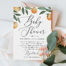 Recherche de agrumes baby shower invitations Verdure
