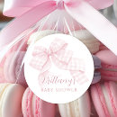 Recherche de baby shower bow autocollants En vichy