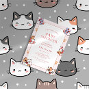 Recherche de chaton adorable invitations Rose