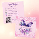Recherche de fleur papillon cartes visite Salon beauté