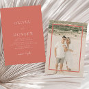 Recherche de coucher du soleil invitations Minimaliste