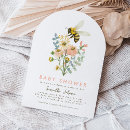 Recherche de abeille baby shower invitations Été