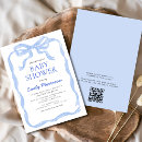 Recherche de blue ribbon invitations Garçon