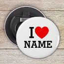 Zoek naar harten flessenopeners Ik hou van je