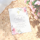 Recherche de saint 11x16 invitations Rose