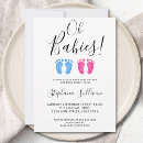 Recherche de jumeaux garçon fille invitations Moderne
