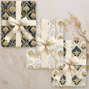Recherche de art déco papier cadeau Blanc