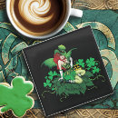 Recherche de shamrock dessous de verres Chanceux