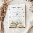 Recherche de pile de livre invitations Nouveau chapitre