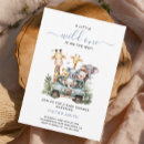 Recherche de safari baby shower garçon invitations Baby boy