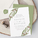 Recherche de olivier mariage invitations Rustique