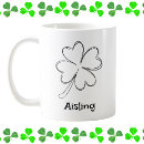 Recherche de de shamrock tasses Personnalisée