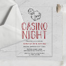 Recherche de de casino anniversaire invitations Moderne