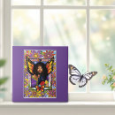 Recherche de motif papillon carreaux Violet