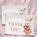 Recherche de lapin de bébé vœux cartes Baby shower rustique