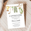 Recherche de golf baby shower invitations Preppy