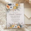 Recherche de jaune et bleu marine invitations Pour elle