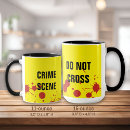 Recherche de sang tasses Crime