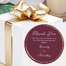 Recherche de elegant burgundy autocollants Simple