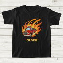 Zoek naar vlammen ontwerp tshirts For kids