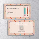 Recherche de privé cartes visite Teacher