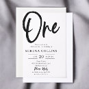 Recherche de minimalist 1ans anniversaire invitations Moderne