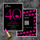 Recherche de lèvres invitations Typographie