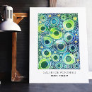 Zoek naar blauwgroen goud posters Abstract