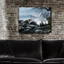 Recherche de loups gris posters Loup de bois
