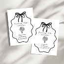 Recherche de tir invitations Noir et blanc