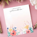 Recherche de sauvage blocsnotes Floral