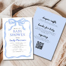 Recherche de ruban bleu invitations Baby