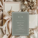Recherche de taille invitations Minimaliste