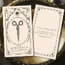 Recherche de beauté vintage cartes visite Cheveux