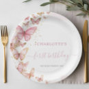 Recherche de papillons assiettes Pour enfants