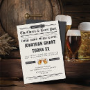Recherche de humour de bière invitations Rétro