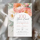 Recherche de centenaire anniversaire invitations Élégant