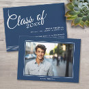 Recherche de cadre photo invitations Bleu marine
