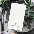 Zoek naar gouden hart servetten Minimalistisch