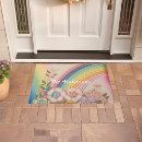 Zoek naar regenboog deurmatten Roze