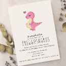 Recherche de girl dinosaur invitations Mignon