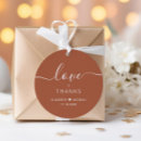 Recherche de mariage étiquettes cadeau Amour et remerciements