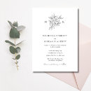 Recherche de monogramme de mariage invitations Traditionel