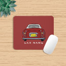 Recherche de voiture rouge tapis souris Mignon