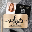 Recherche de real estate cartes visite Code qr