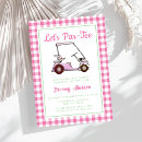 Recherche de golf baby shower invitations Minimaliste