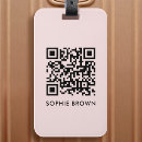 Recherche de code qr bagages étiquettes Rose